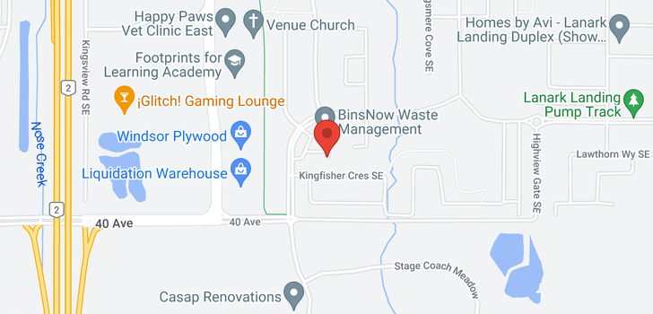map of 706 1225 Kings Heights Way SE
